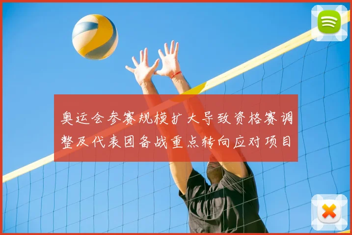 奥运会参赛规模扩大导致资格赛调整及代表团备战重点转向应对项目竞争